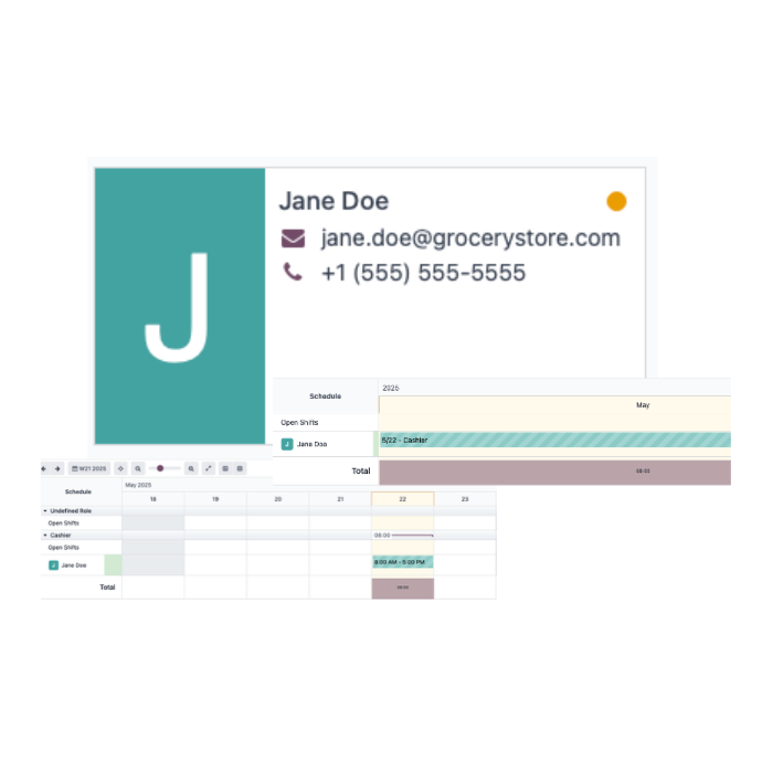 Effective staff management for grocery stores with Odoo